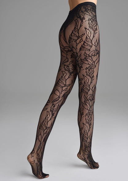 Floral Fishnet Tights UK – Botanical Pattern – Statement Style for Day & Evening