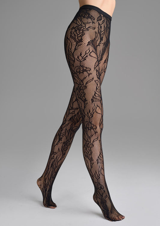 Floral Fishnet Tights UK – Botanical Pattern – Statement Style for Day & Evening