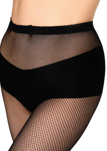 Matte Fishnet Tights UK – Black 56 Mesh Seamless Design – Timeless Elegance with Contemporary Edge