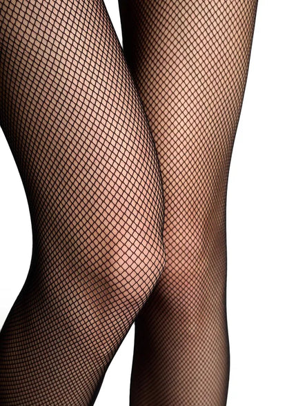 Matte Fishnet Tights UK – Black 56 Mesh Seamless Design – Timeless Elegance with Contemporary Edge