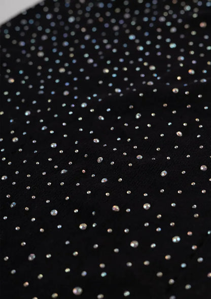 Mesh Dress with Diamante Accents UK – One Size Stretch – Sparkling Party Elegance